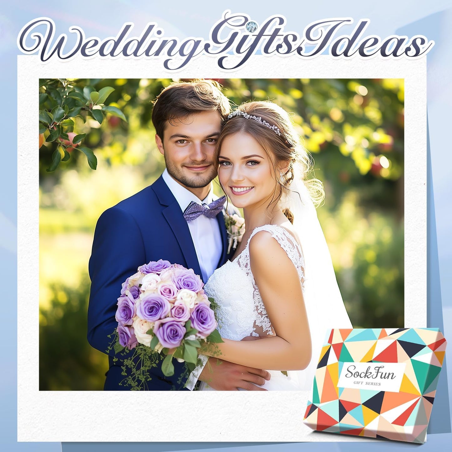 Wedding Gifts for Couples - Bride & Groom Gifts for Wedding Day, Engagement What She Said Socks