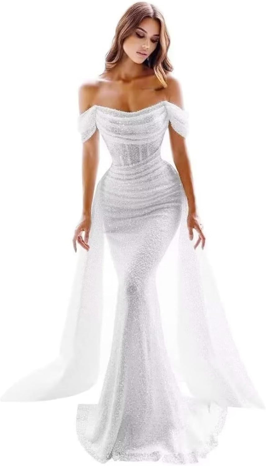 Long Sleeves Wedding Dresses for Bride 2025 Boho Beach A-Line Appliques Lace Bridal Ball Gowns with Train