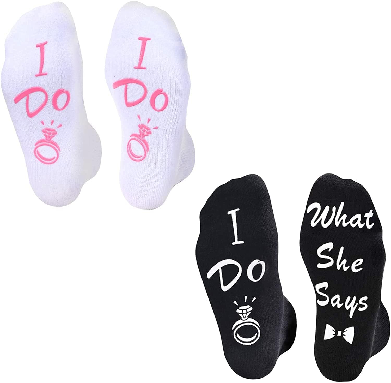 Wedding Gifts for Couples - Bride & Groom Gifts for Wedding Day, Engagement What She Said Socks