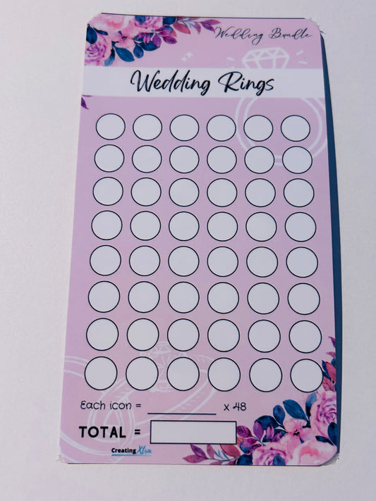 Wedding Rings Savings Challenge Bride with The A Game