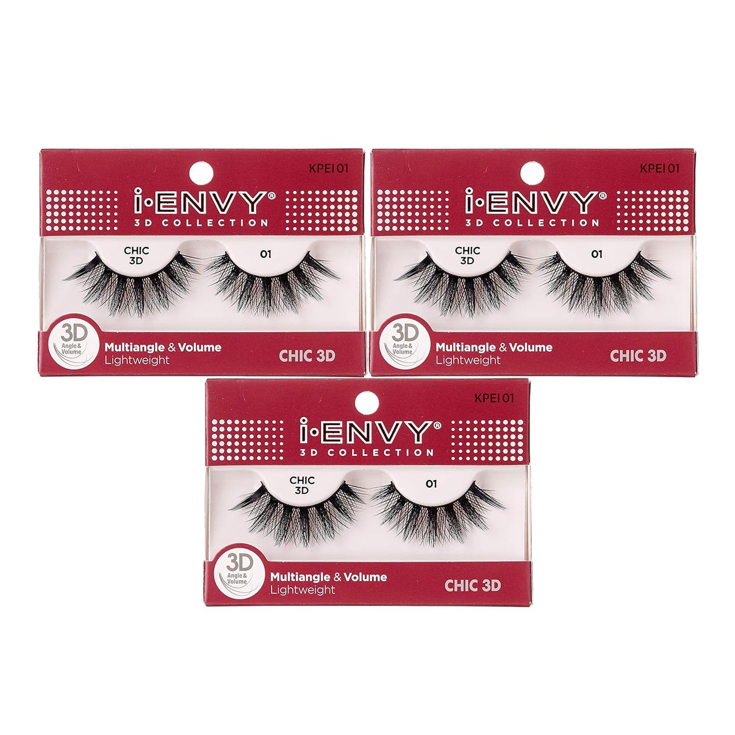 I-Envy 3D Glam Collection Multi-Angle & Volume (6 PACK, KPEI06)