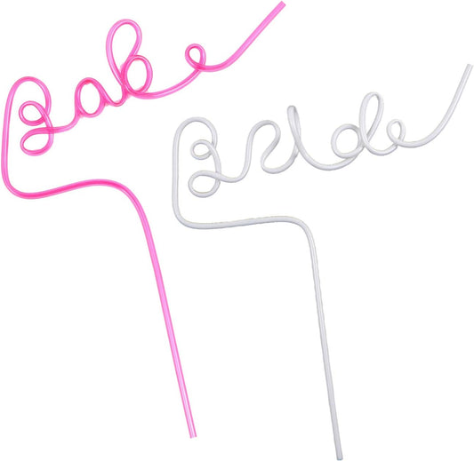Bachelorette Straws for Bachelorette Party [7 Pack], Bride Straws Bachelorette, Bachelorette Party Favors, Bridal Party Favors, Bachelorette Party Decorations, Bachelorette Pool Party Decorations