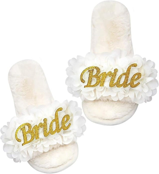 Women’S I Do Slippers Bride Slippers Bride to Be Wedding Bridal Shower Bachelorette Party Engagement Bridesmaid Honeymoon Gifts for Her