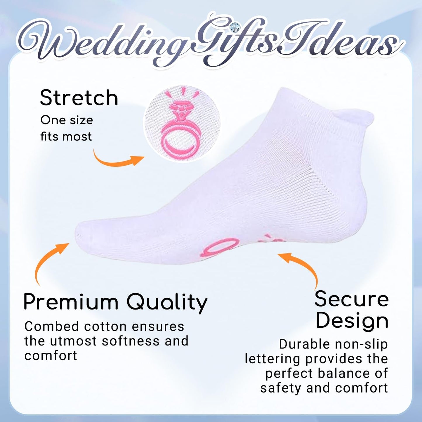 Wedding Gifts for Couples - Bride & Groom Gifts for Wedding Day, Engagement What She Said Socks