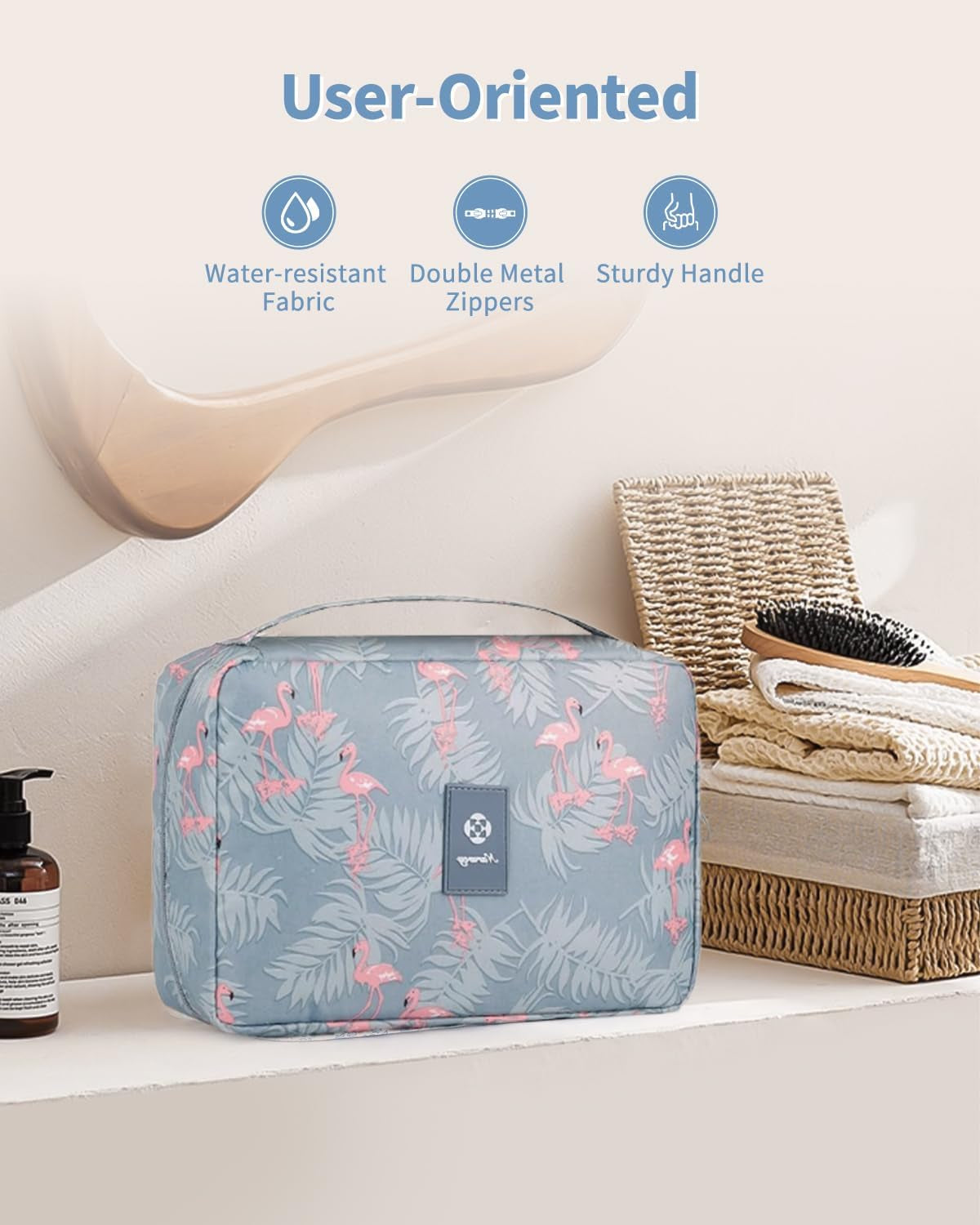 Small Hanging Travel Toiletry Bag for Women, Travel Bag for Toiletries, Makeup Bag Organizer Cosmetic Bags Make up Bags for Girls