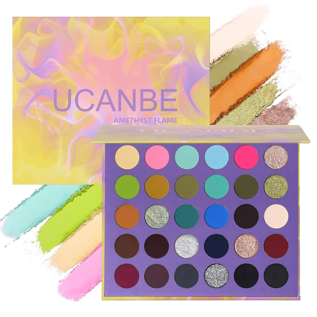 Toffee Fusion Nude Eyeshadow Palette, 48 Neutral Shades Naked Eye Shadow Makeup Pallet, High Pigmented Matte Glitter Shimmer Make up Kit for Women Girls
