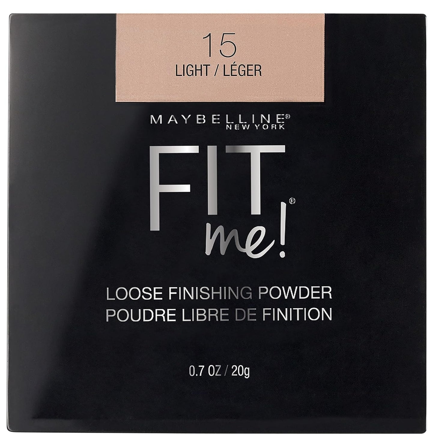 Fit Me Loose Setting Powder, Face Powder Makeup & Finishing Powder, Light Medium, 1 Count