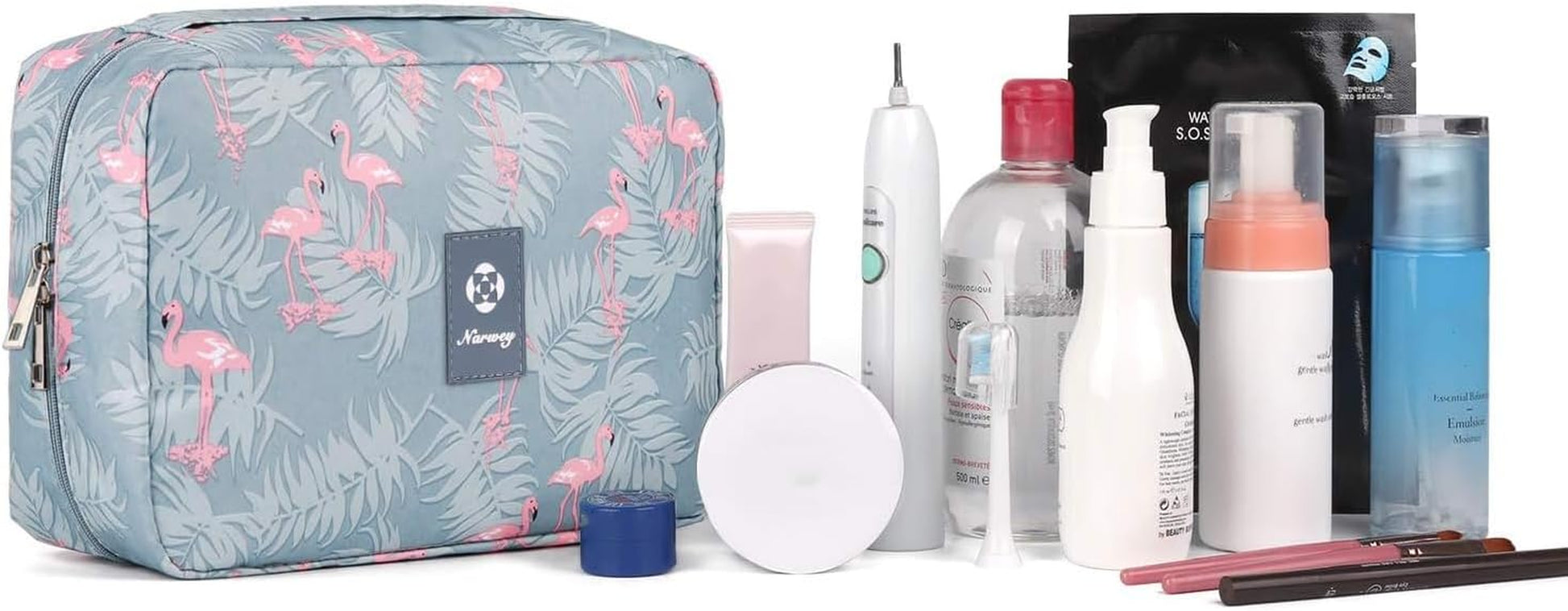 Small Hanging Travel Toiletry Bag for Women, Travel Bag for Toiletries, Makeup Bag Organizer Cosmetic Bags Make up Bags for Girls