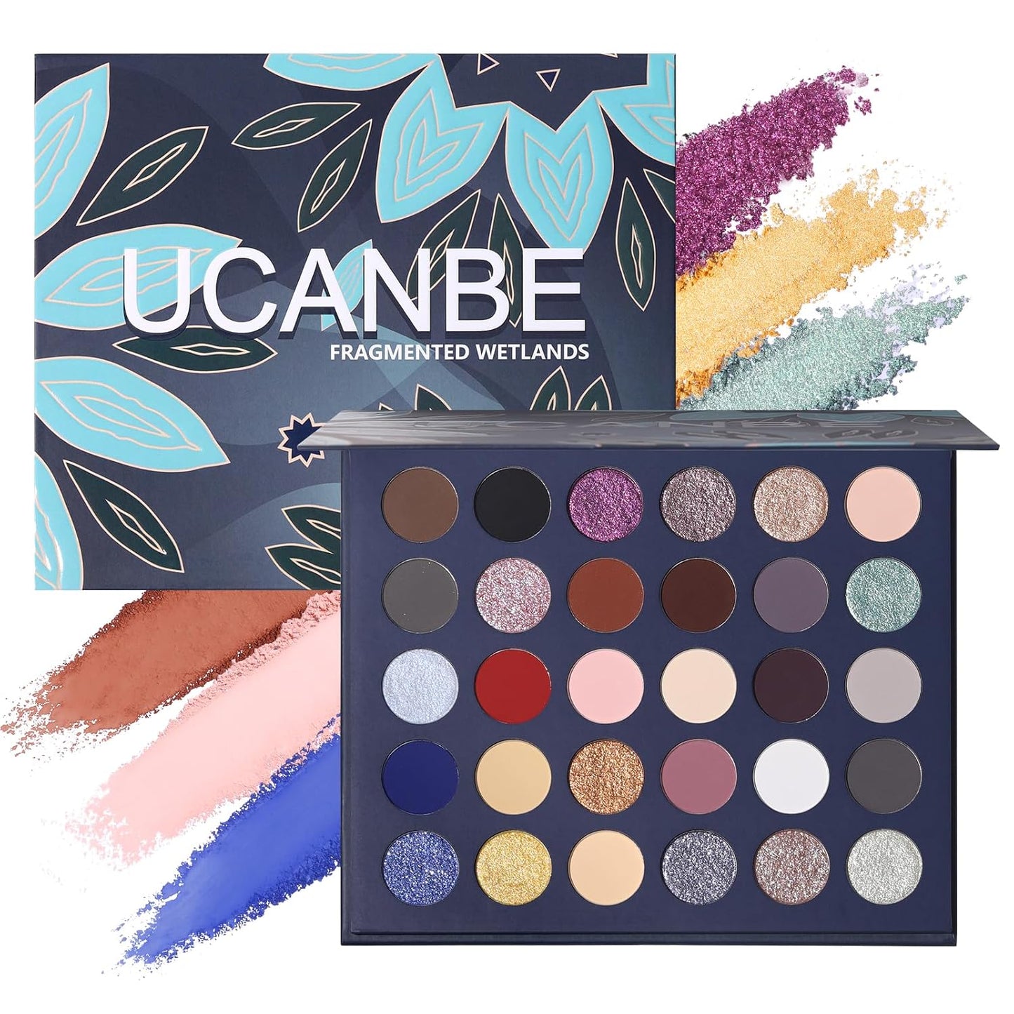 Toffee Fusion Nude Eyeshadow Palette, 48 Neutral Shades Naked Eye Shadow Makeup Pallet, High Pigmented Matte Glitter Shimmer Make up Kit for Women Girls