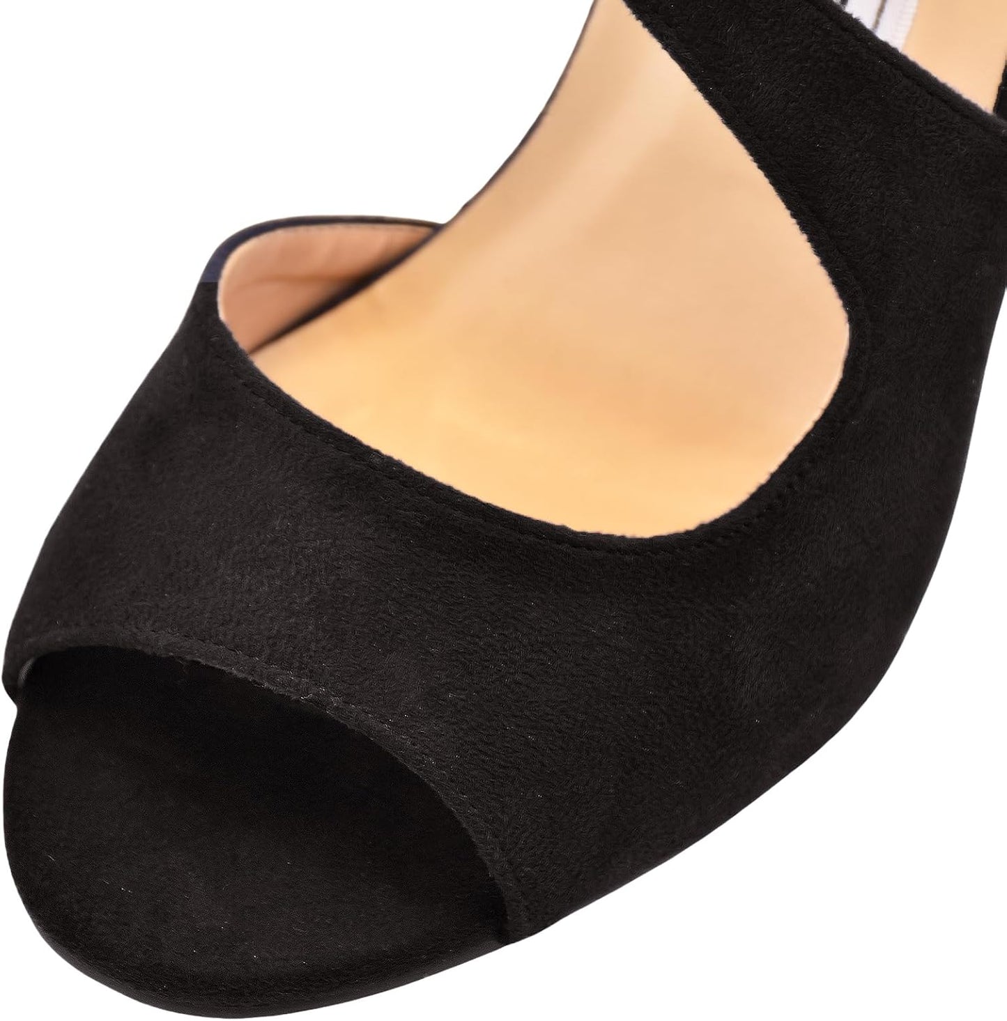 Sandals for Women Peep Toe High Heels Cross Strappy Wedding Evening Dress Shoes Buckle Stain