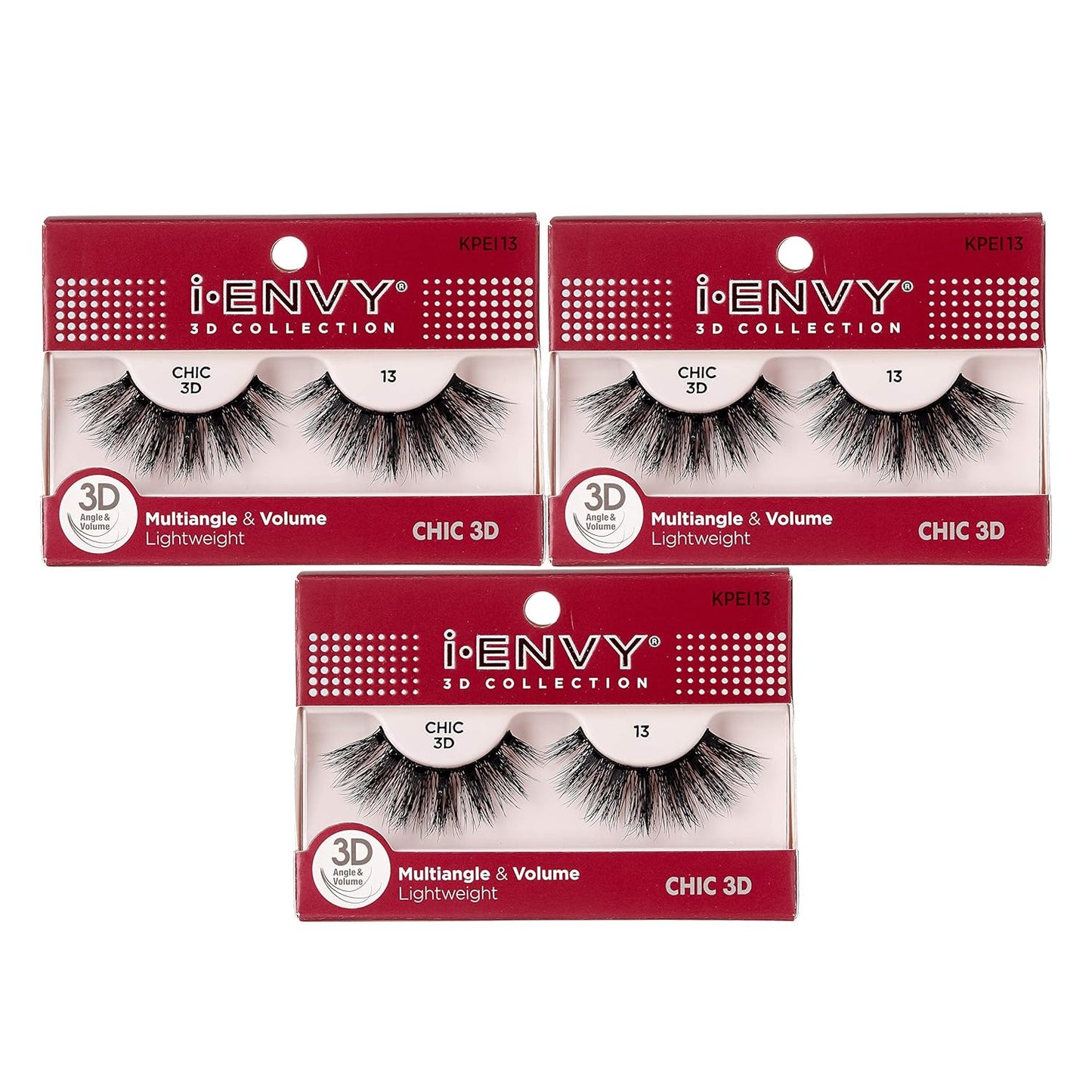 I-Envy 3D Glam Collection Multi-Angle & Volume (6 PACK, KPEI06)