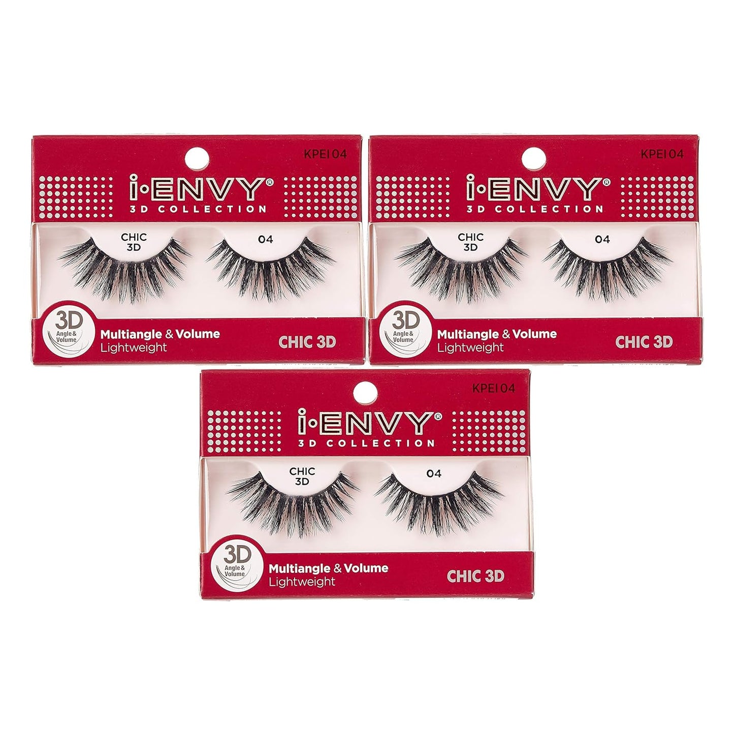 I-Envy 3D Glam Collection Multi-Angle & Volume (6 PACK, KPEI06)