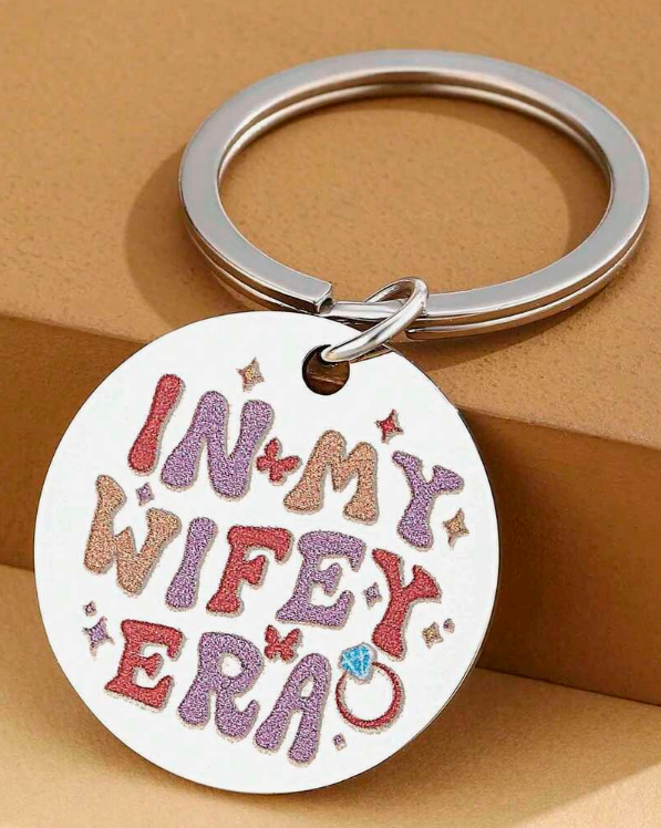 In My Wife Era Keychain - Bride with The A Game, A Bridal Boutique