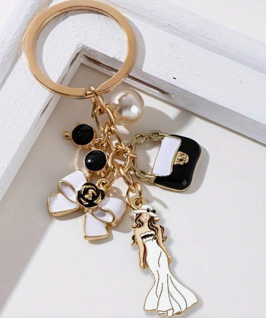 The Darling “I Do” Charm Keychain - Bride with The A Game, A Bridal Boutique