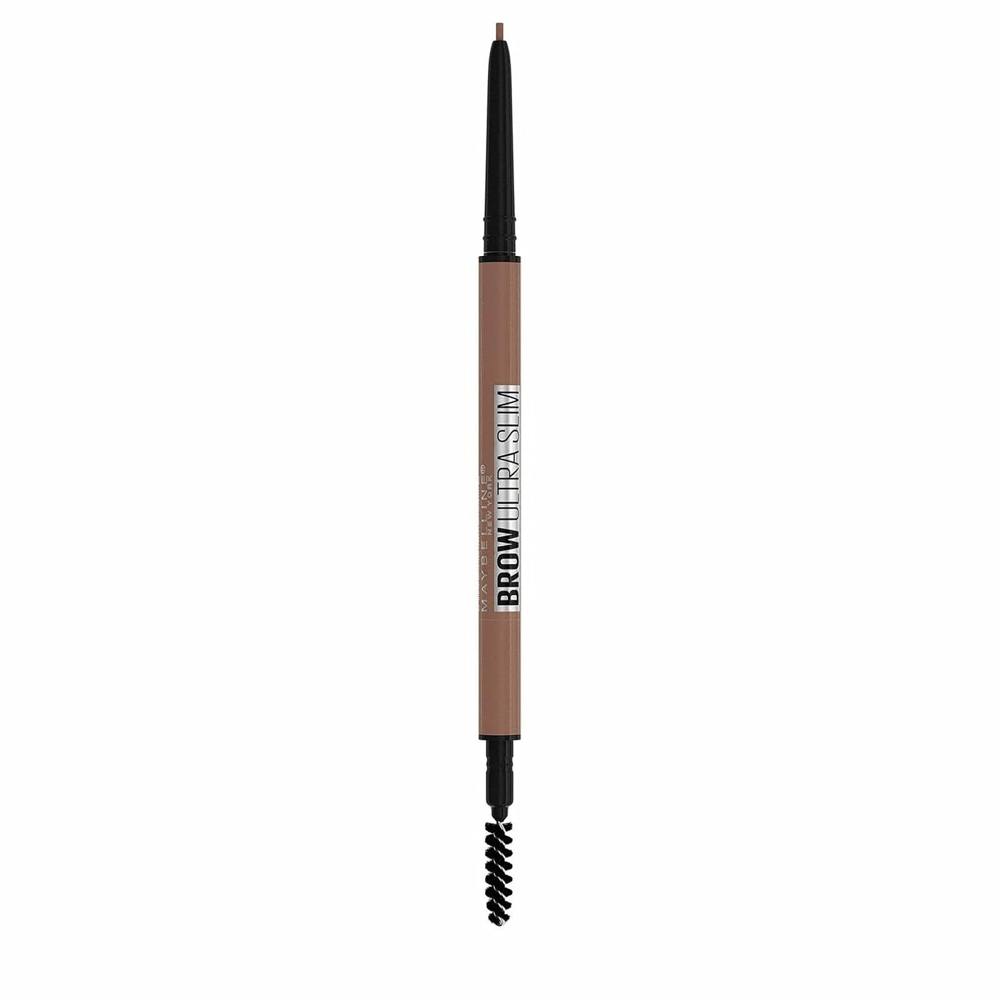 Express Brow Ultra Slim Eyebrow Makeup, Brow Pencil with Precision Tip and Spoolie for Defined Eyebrows, Soft Brown, 1 Count