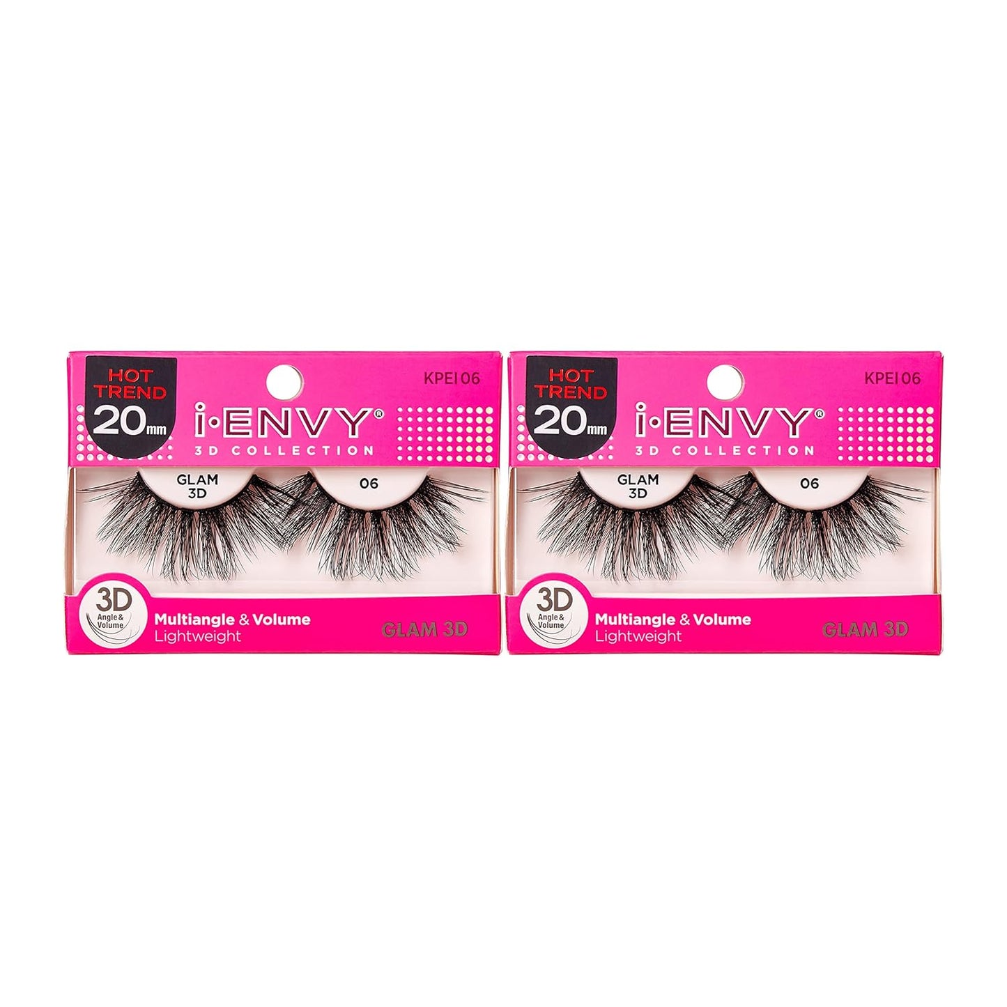I-Envy 3D Glam Collection Multi-Angle & Volume (6 PACK, KPEI06)