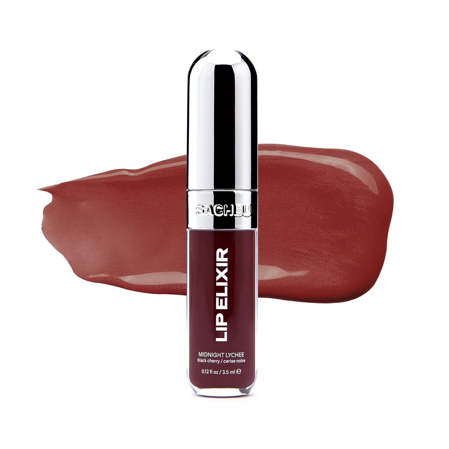 Lip Elixir Nourishing and Hydrating Lipgloss — Moisturizing Plumping Lip Gloss Enriched with Collagen, Non-Sticky Lip Color Smooth High-Shine Finish, Vegan & Cruelty-Free, Bunny Tongue (Pink)