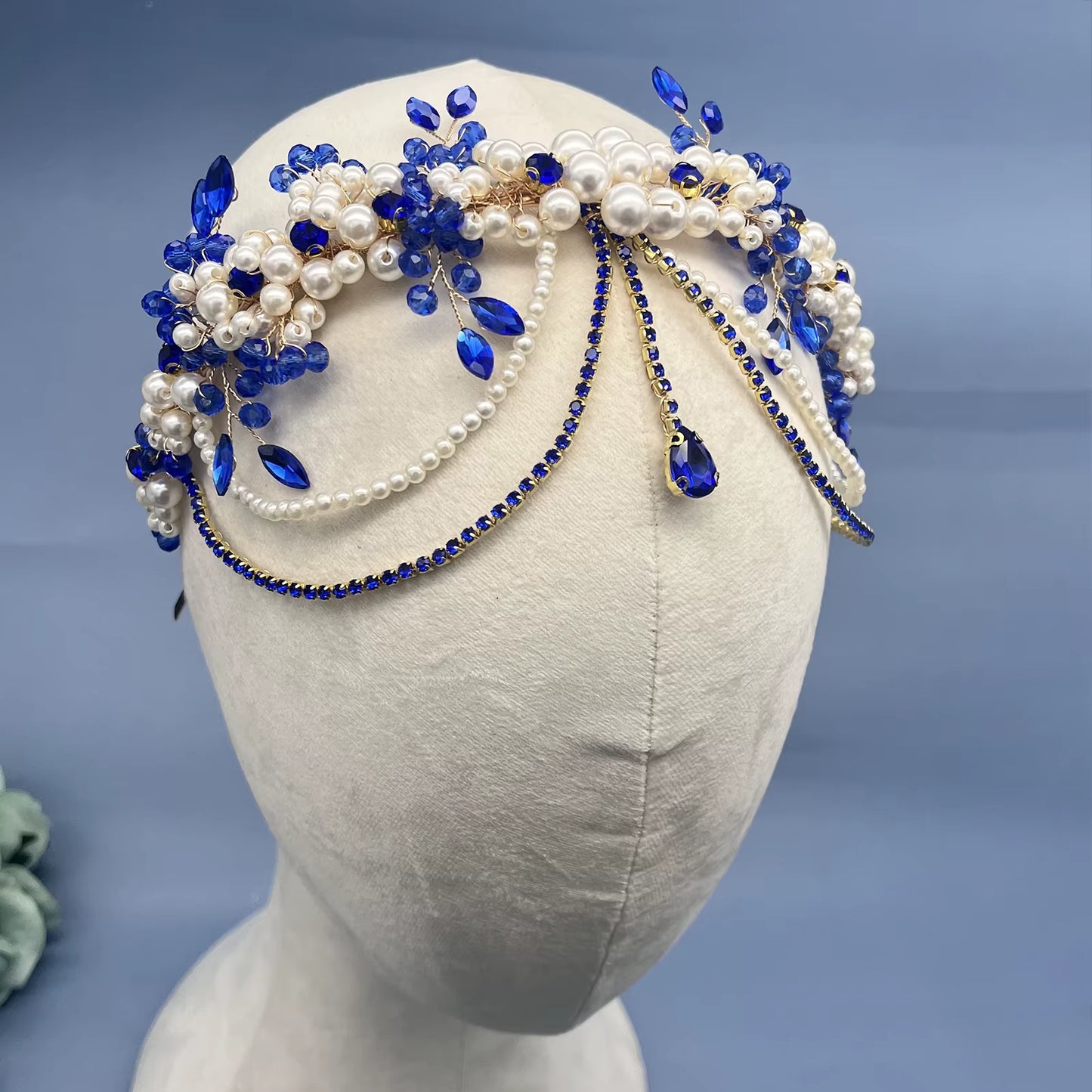 A315 Crystal Bridal Headdress Design Headpiece for Women Tiaras Wedding Headbands Pageant Prom Wedding Hair Jewelry Queen Crown