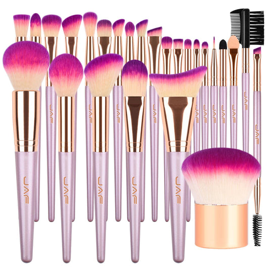 Ultimate 26-Piece Vegan Makeup Brush Set - Professional Synthetic Tools for Flawless Application