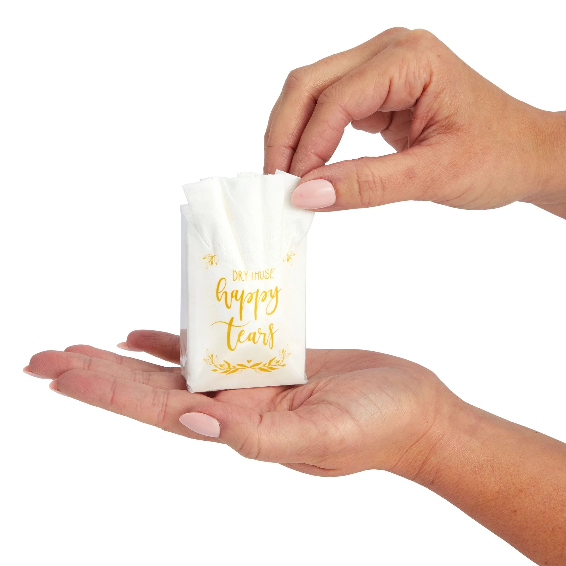 60-Pack Wedding Facial Tissue Souvenirs for Guests - Welcome Bag Party Favors and Bulk Pocket-Size Travel Packs