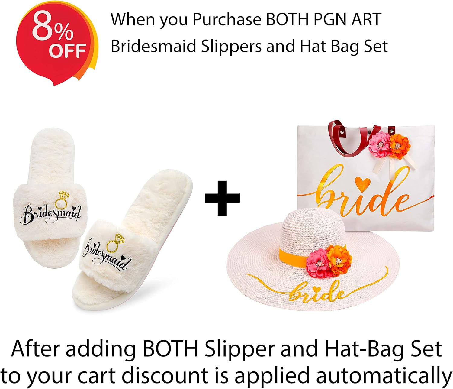 Women’S Bridesmaid Slippers Bride Slippers for Wedding Day Bride Gifts for Her Engagement Gifts for Women Wedding Slippers Bridal Shower Gifts for Bride to Be Gifts for Her