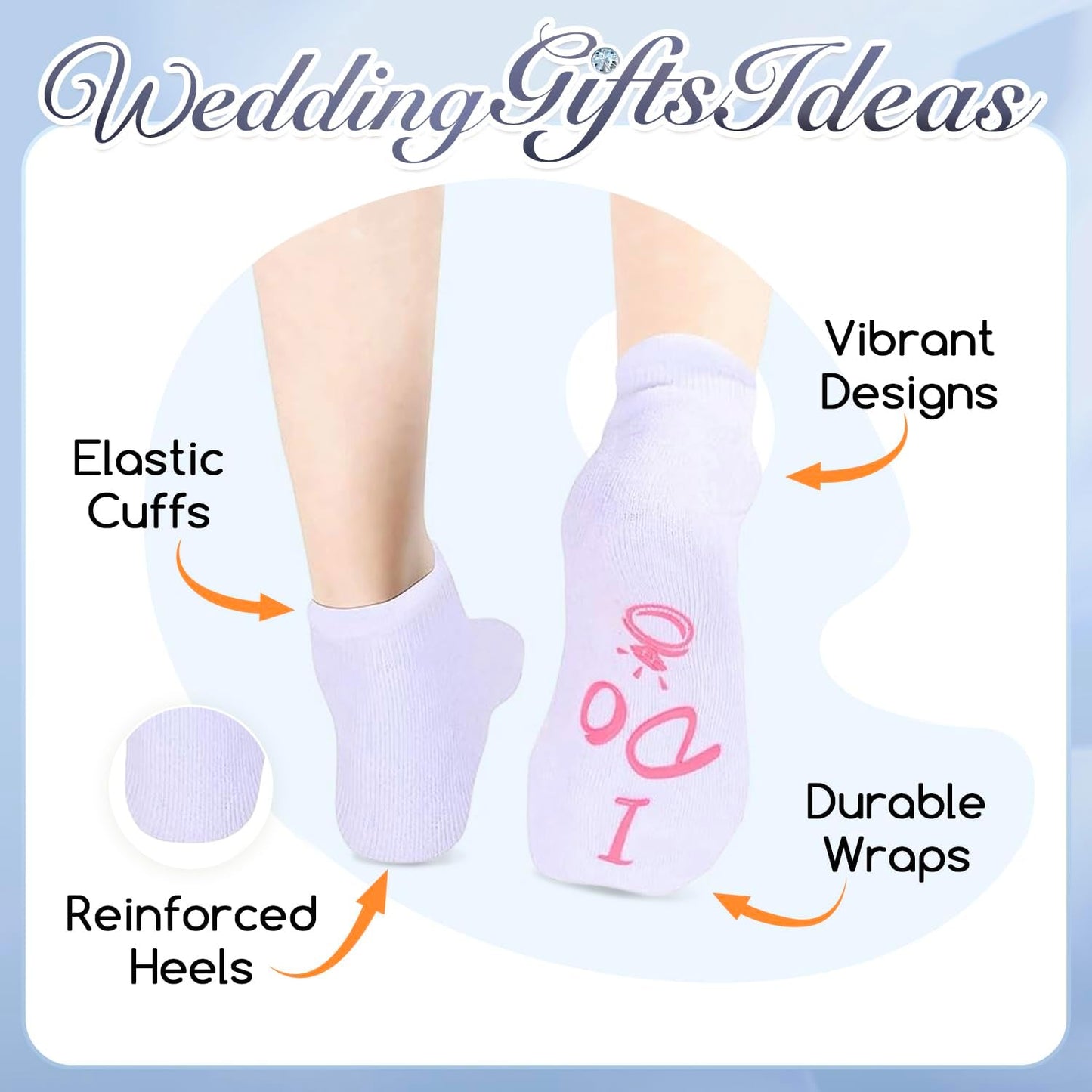 Wedding Gifts for Couples - Bride & Groom Gifts for Wedding Day, Engagement What She Said Socks