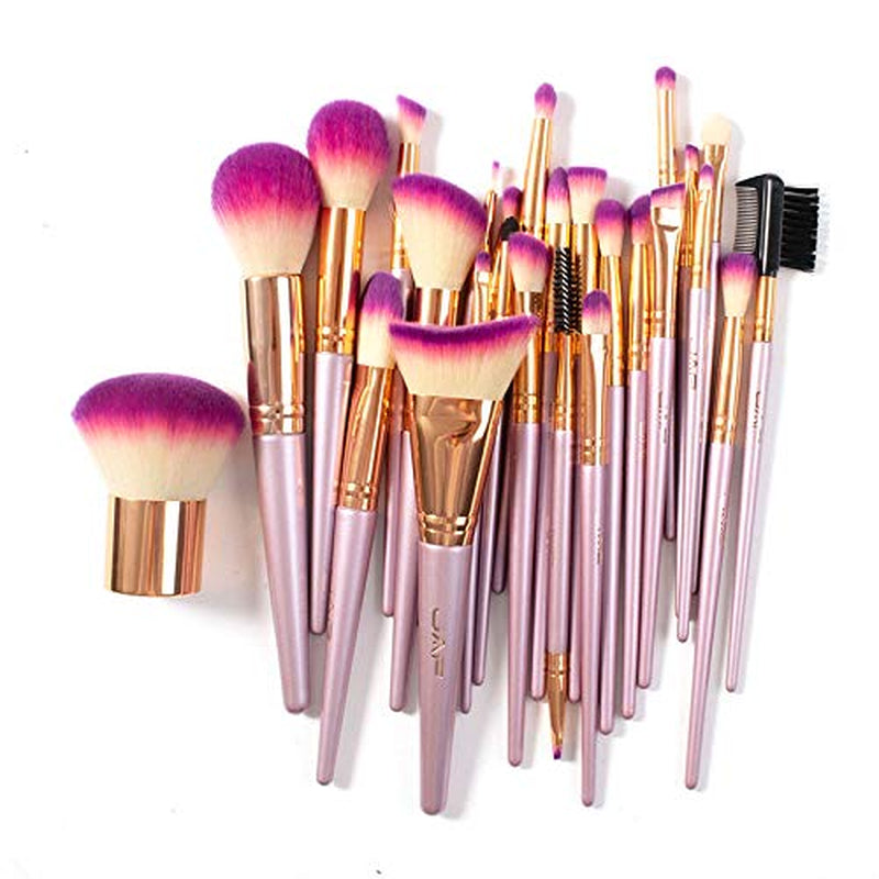Ultimate 26-Piece Vegan Makeup Brush Set - Professional Synthetic Tools for Flawless Application