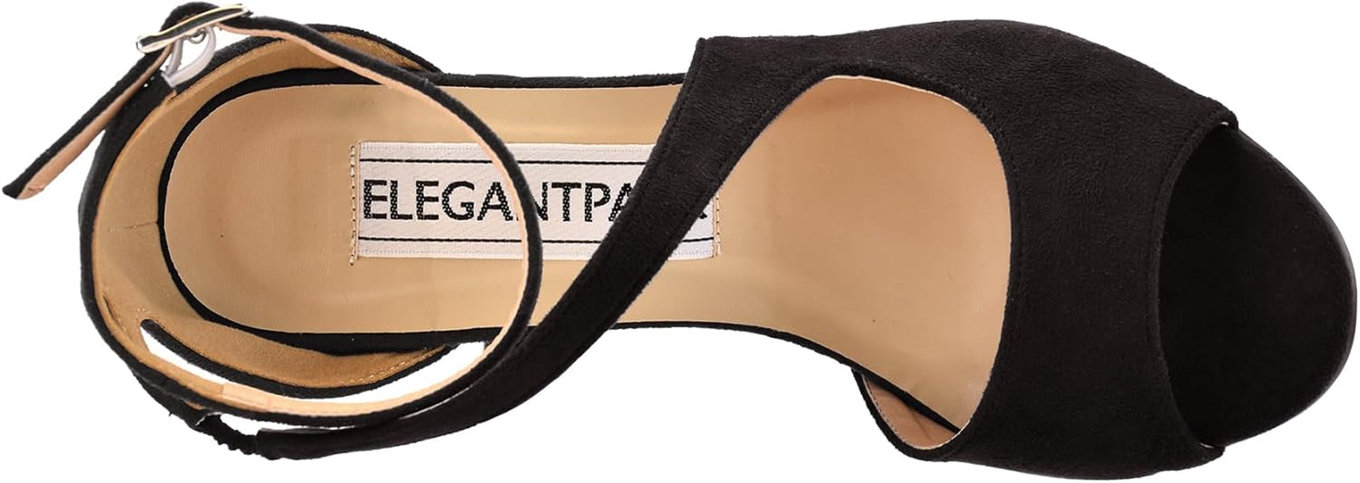 Sandals for Women Peep Toe High Heels Cross Strappy Wedding Evening Dress Shoes Buckle Stain